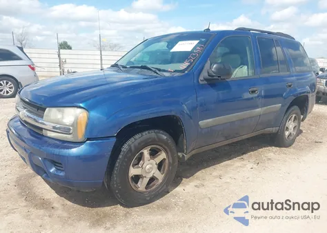 2005 Chevrolet Trailblazer Ls из США, поврежденный, VIN 1GNDS13S152354885